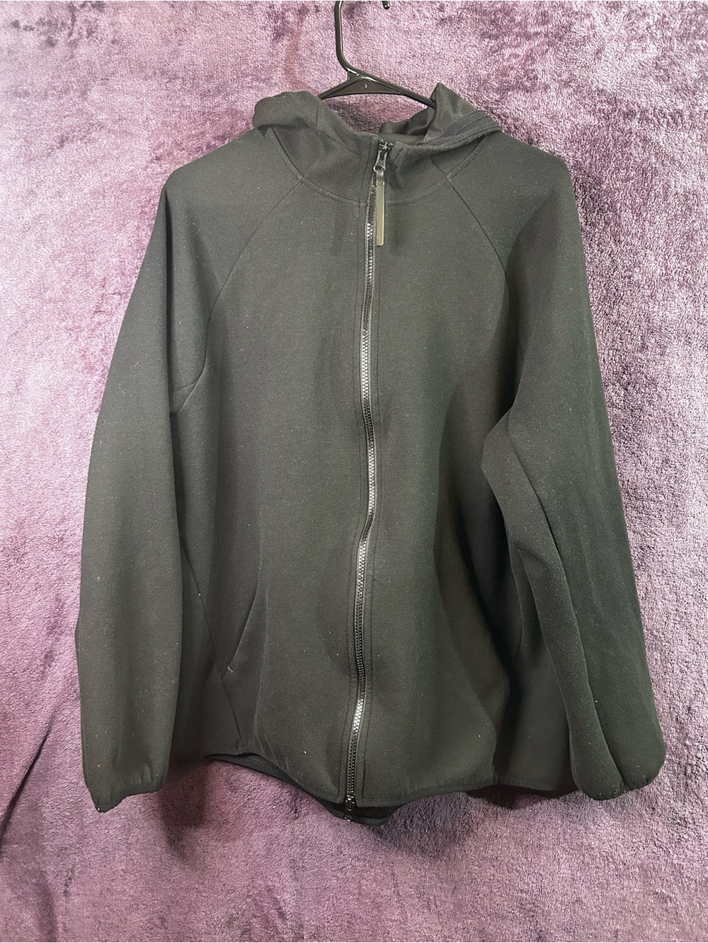 Russell Athletic Black Full-Zip Hooded Performance Jacket